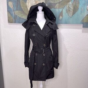 Authentic Burberry Brit Balarmoral Trench Coat Jacket Sizes 8